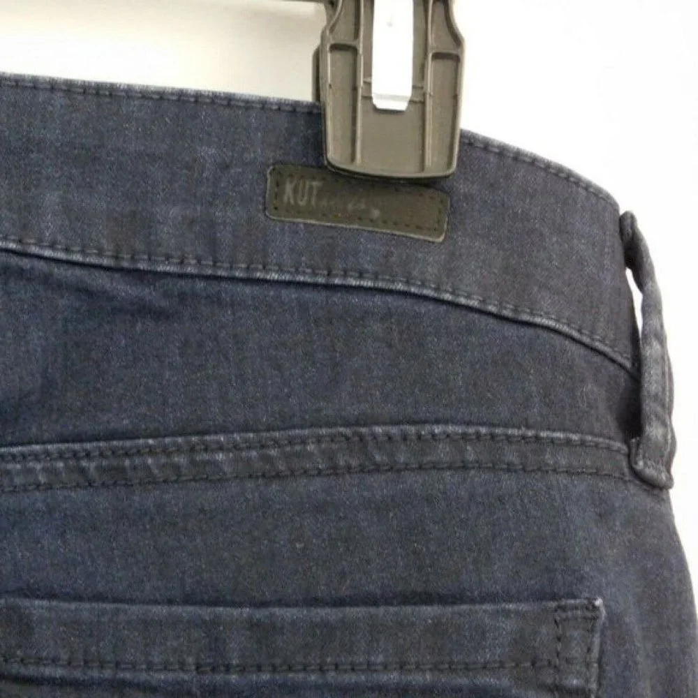 Kut From The Kloth Womens Josephine Boot Cut Jeans Blue Pockets Slim Fit 2 New - Picture 9 of 10